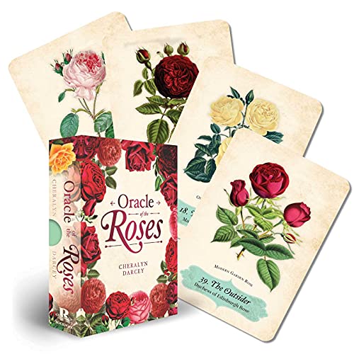 Oracle of The Roses: 44 Gilded-Edge Full-Color Cards and 144-Page Book von Rockpool Publishing