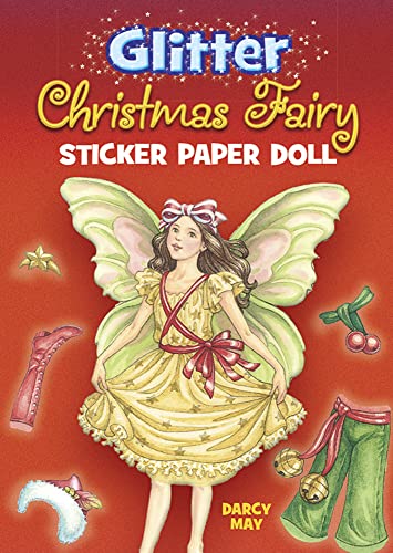 Glitter Christmas Fairy Sticker Paper Doll (Dover Little Activity Books Paper Dolls)