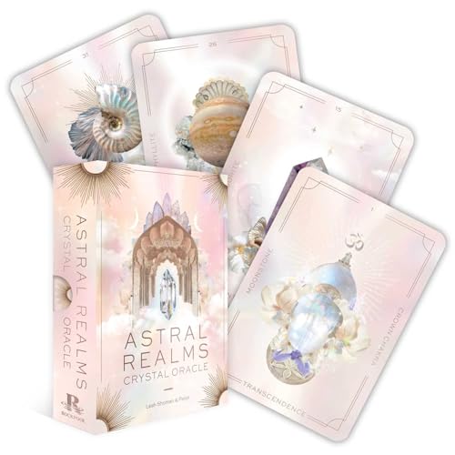 Astral Realms Crystal Oracle: A 33-Card Deck and Guidebook von Rockpool Publishing