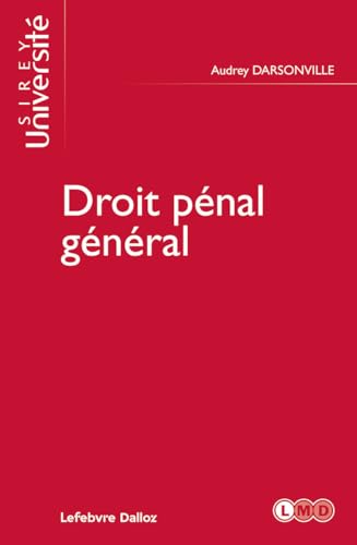 Droit pénal général von SIREY