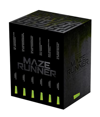 Maze-Runner-Schuber (6 Bände im Taschenbuch-Schuber inklusive Bonusband mit »Crank Palace« und »Die Geheimakten«): Sammelband (Die Auserwählten - Maze Runner)