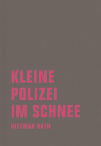 Kleine Polizei im Schnee von Verbrecher