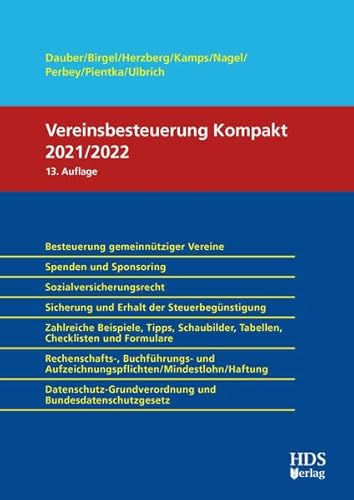 Vereinsbesteuerung Kompakt 2021/2022 von HDS-Verlag