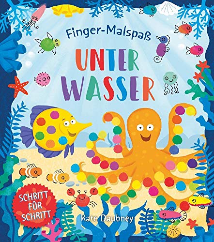 Finger-Malspaß: Unter Wasser: Schritt für Schritt