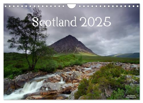 Scotland 2025 (Wall Calendar 2025 DIN A4 landscape), CALVENDO 12 Month Wall Calendar: Landscape coast, mountains, waterfalls and architecture, along ... of Scotland - the north of the United Kingdom von Calvendo