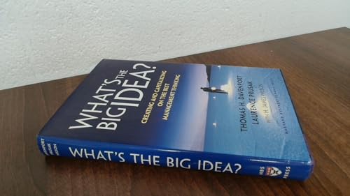 What's the Big Idea: Creating and Capitalizing on the Best Management Thinking What's the Big Idea: Creating and Capitalizing on the Best Management Thinking