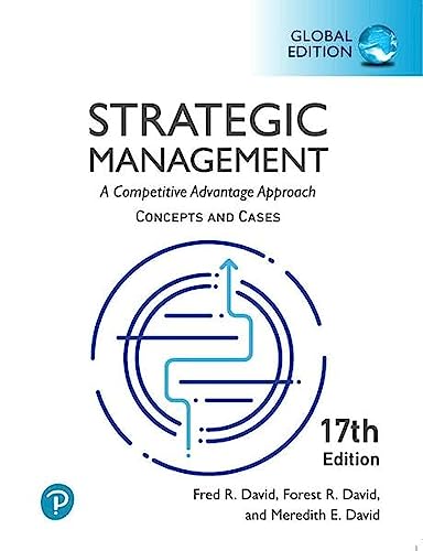 Strategic Management: A Competitive Advantage Approach, Conceptsand Cases, Global Edition von Pearson