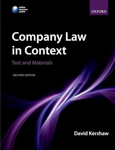 Company Law in Context: Text and Materials