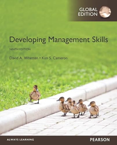 Developing Management Skills, Global Edition von Pearson International