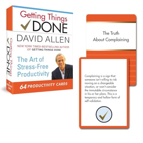 Getting Things Done: 64 Productivity Cards: The Art of Stress-Free Productivity von Tarcher