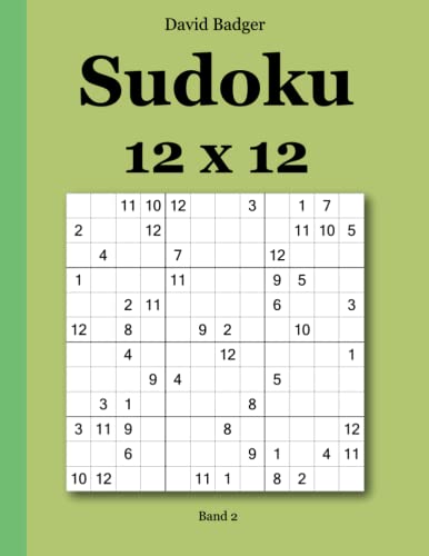 Sudoku 12 x 12: Band 2 von udv