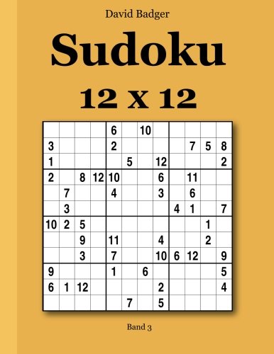 Sudoku 12 x 12: Band 3 von udv