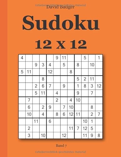 Sudoku 12x12 - Band 7 Sudoku 12x12 - Band 7