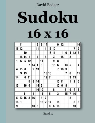 Sudoku 16 x 16: Band 12 von udv