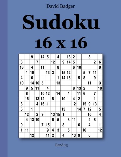 Sudoku 16 x 16: Band 13 von udv