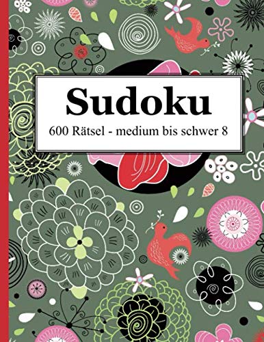 Sudoku - 600 Rätsel medium bis schwer 8