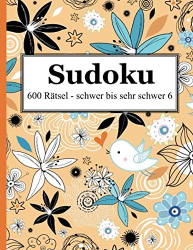Sudoku - 600 Rätsel schwer bis sehr schwer 6 von udv