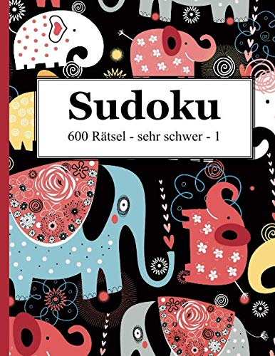 Sudoku - 600 Rätsel sehr schwer 1 von udv