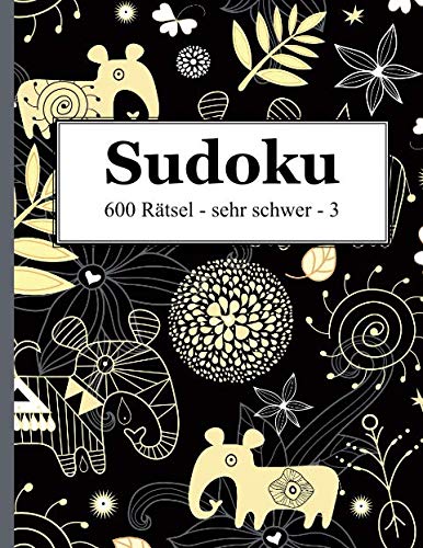 Sudoku - 600 Rätsel sehr schwer 3