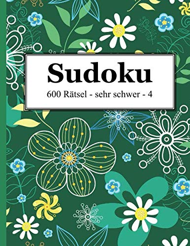 Sudoku - 600 Rätsel sehr schwer 4 von udv