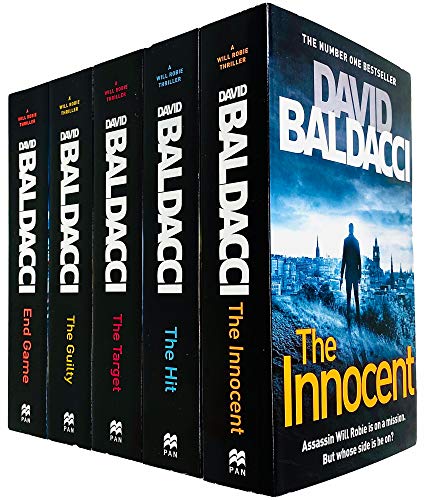 Will Robie Series Complete 5 Books Collection Set by David Baldacci (The Innocent, The Hit, The Target, The Guilty & End Game)