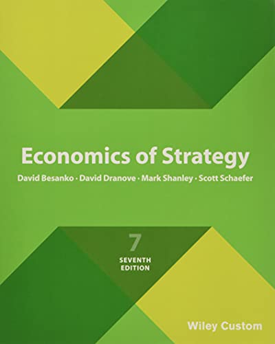 Economics of Strategy von Wiley