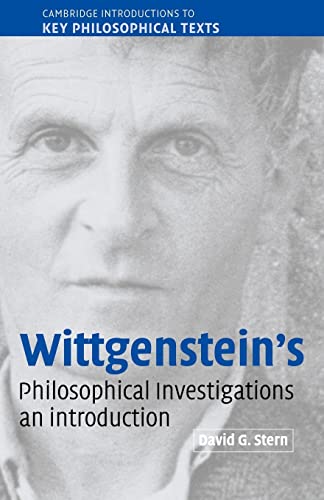 Wittgenstein's: Philosophical Investigations an Introduction (Cambridge Introductions to Key Philosophical Texts) von Cambridge University Pr.