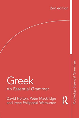 Greek: An Essential Grammar (Routledge Essential Grammars)