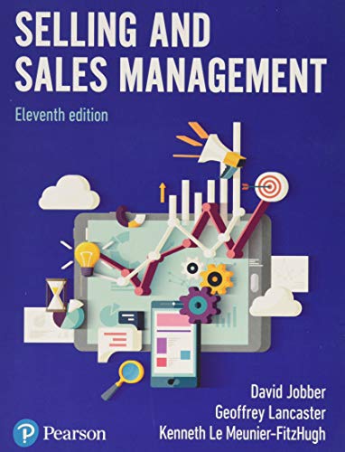 Selling and Sales Management