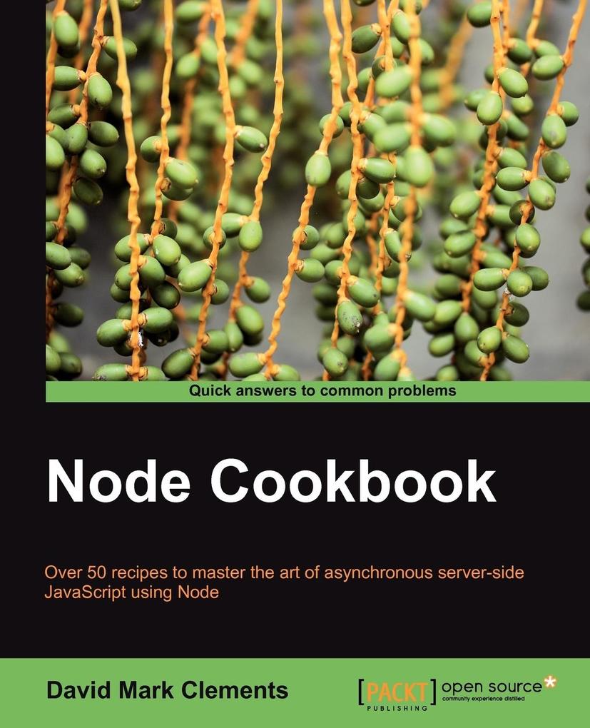 Node Cookbook von Packt Publishing