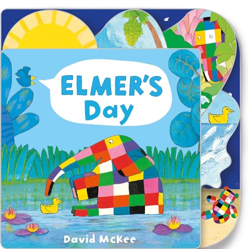 Elmer's Day: Tabbed Board Book: 1 (Elmer Picture Books)