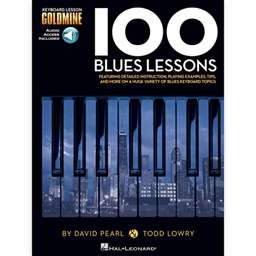 Keyboard Goldmine 100 Blues Lessons: Noten, CD (2) für Klavier (Keyboard Lesson Goldmine): Keyboard Lesson Goldmine Series