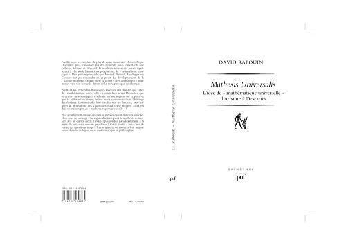 Mathesis universalis: L'idée de « mathématique universelle » d'Aristote à Descartes von TASCHEN