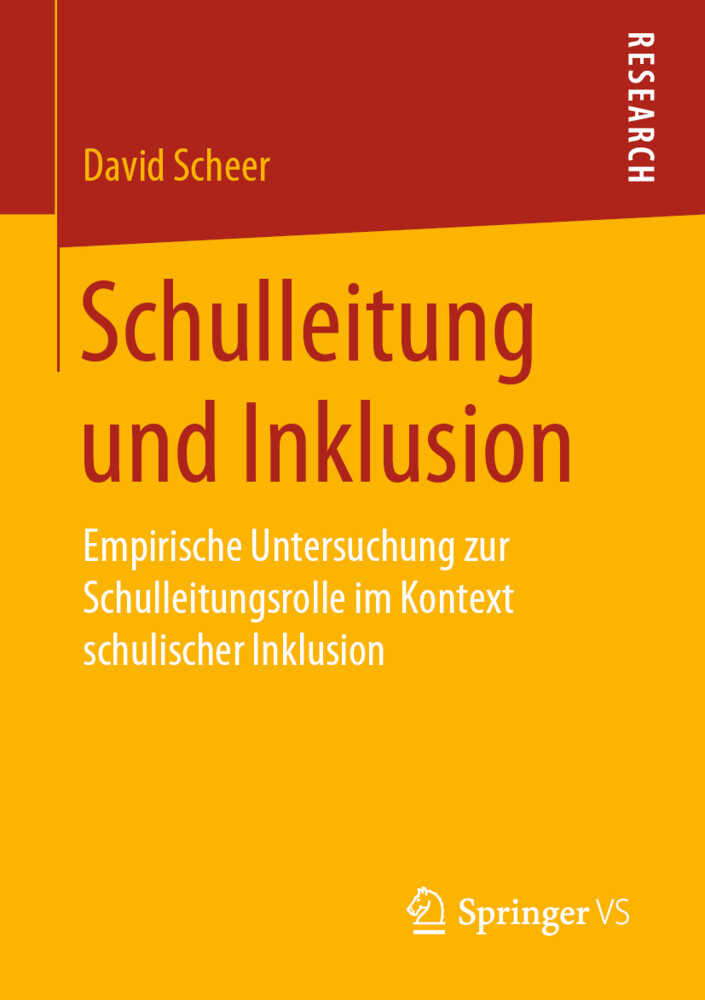 Schulleitung und Inklusion von Springer Fachmedien Wiesbaden