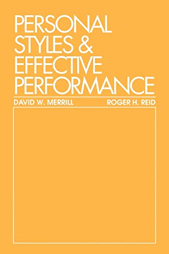 Personal Styles & Effective Performance: Make Your Style Work for You von CRC Press