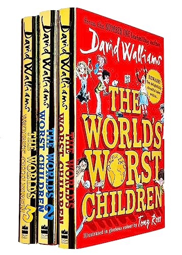 David Walliams Worlds Worst Children Collection 3 Books Set