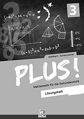 PLUS! 3, Lösungsheft PLUS! 3, Lösungsheft von Helbling