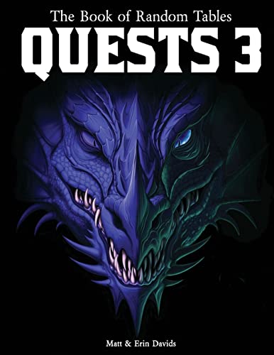 The Book of Random Tables: Quests 3: 1000 Adventure Ideas for Fantasy Tabletop Role-Playing Games (The Books of Random Tables) The Book of Random Tables: Quests 3: 1000 Adventure Ideas for Fantasy Tabletop Role-Playing Games (The Books of Random Tables) von dicegeeks