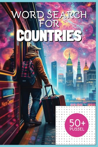 COUNTRIES Word Search: 50+ Word Puzzles for the Globetrotter von Independently published
