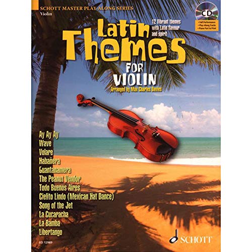 Latin Themes for Violin: 12 Vibrant themes with Latin flavour and spirit. Violine. Ausgabe mit CD. (Schott Master Play-Along Series) von HAL LEONARD