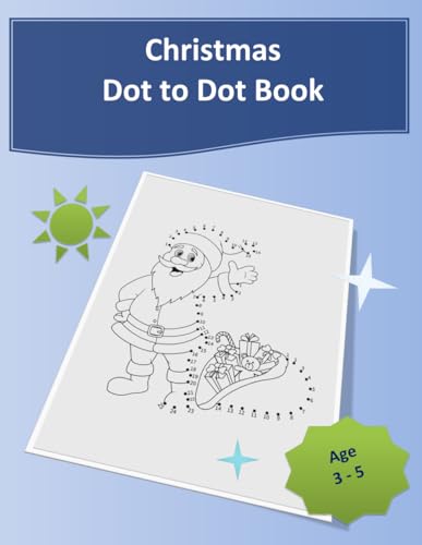 Christmas Large Print Dot to Dot Book: Activity Book - Christmas Holidays von Independently published