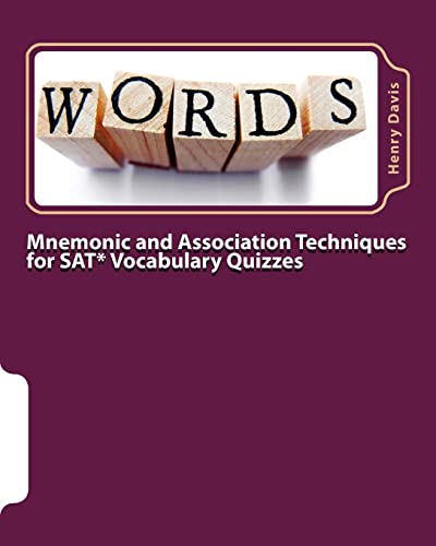 Mnemonic and Association Techniques for SAT Vocabulary Quizzes von CREATESPACE