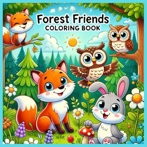 Forest Friends Coloring Book von Independently published