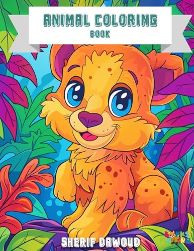 Animal Coloring Book von Clever Fox Publishing