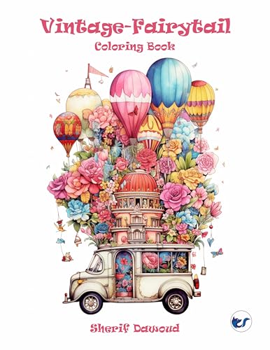 Vintage-Fairytale Coloring Book von Clever Fox Publishing