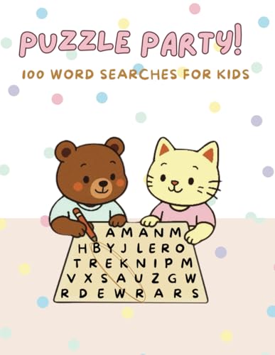 Puzzle Party!: 100 Word Searches for Kids (Activity Books for Kids) von Independently published