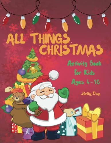 Christmas Activity Book for Kids Ages 4-10: Fun Christmas Activity Pages for Children von Independently published