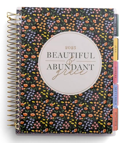 2025 Beautiful & Abundant Grace: 2024-2025 18-Month Agenda Planner (July 2024 - December 2025)