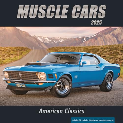 Muscle Cars 2025 Wall Calendar: American Classics