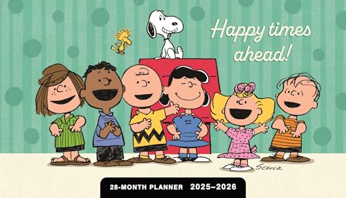 Peanuts Happy Times Ahead: 2025-2026 28-Month Inspirational Pocket Planner